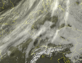 Satellitenbild VIS, 10h (lokal))